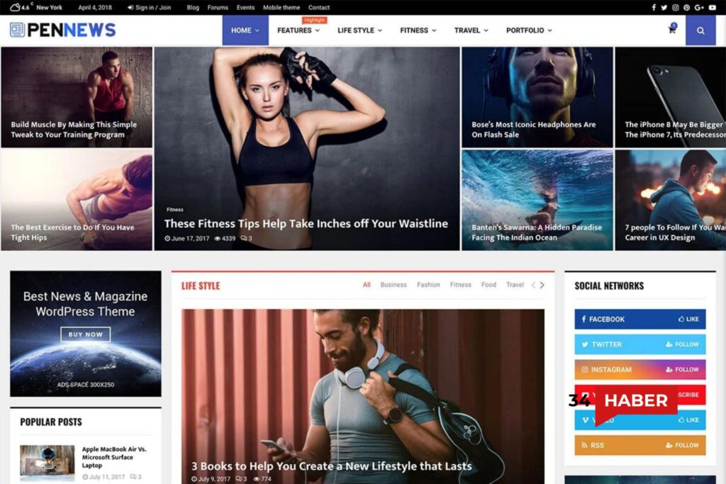 En İyi Wordpress Haber Temaları